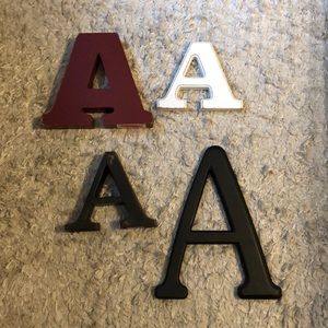 “A” Decorative letter